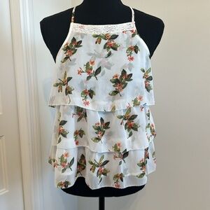 Abercrombie & Fitch Floral Layered Women's Blouse